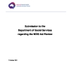 Submission to the Department of Social Services regarding the NDIS Act Review 