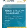 NMHCCF - Submission: To the Interim Report by the Reference Group on Welfare Reform