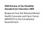 Submission to the Australian Government Department of Employment, Education and Training: 2020 review of the Disability Standards for Education 2005
